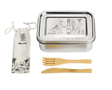 Davines Lunch Box - Ételtartó fa evőeszközzel
